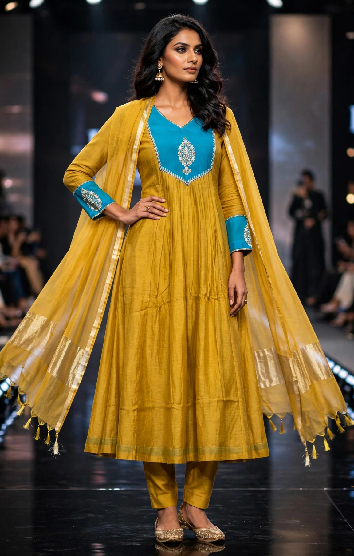 Pure Mul Chandery Suit with Santoon Bottom